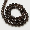 Smoky Quartz Beads Strands GSFR12mm176-128-2