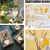 Heart Unfinished Wood Cutouts Ornaments WOOD-WH0002-33-5