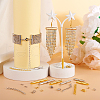  Jewelry Iron Slide On End Clasp Tubes FIND-PJ0001-01-12