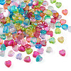 Eco-Friendly Transparent Acrylic Beads TACR-TA0001-04-15