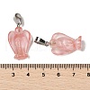 Cherry Quartz Glass Pendants G-B127-10P-15-4