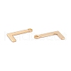 201 Stainless Steel Charms STAS-C021-06G-L-2