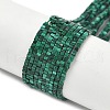 Natural Malachite Beads Strands G-G271-G01-1x1.5mm-2