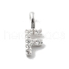 925 Sterling Silver with Cubic Zirconia Charms STER-Q004-01F-S-1