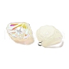 Resin Imitation Pearl Iridescent Pendants RESI-I062-01A-2