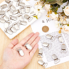 SUPERFINDINGS 30Pcs Iron Clasps DIY-FH0007-77-3