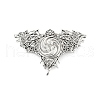 Viking Style Zinc Alloy Snap Hair Clips For Women PHAR-B090-01AS-01-1