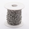 Tarnish Resistant 304 Stainless Steel Cable Chains CHS-K003-01P-0.5MM-2