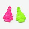 Opaque Acrylic Pendants SACR-T041-M-2