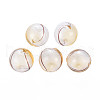 Transparent Handmade Blown Glass Globe Beads GLAA-T012-33A-04-1