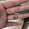 Stainless Steel Charm Anklets for Women WG18C2B-37-1