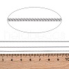 304 Stainless Steel Curb Chains CHS-M009-10P-05-2