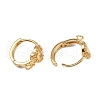 Brass Hoop Earring Findings KK-P310-29G-2