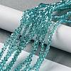 Electroplate Glass Beads Strands EGLA-J026-3mm-H09-1