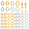   96Pcs 8 Styles Tibetan Style Alloy Bead Frame Sets TIBEB-PH0005-19-1