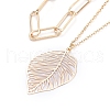 Pendant & Chain Necklaces Sets X-NJEW-JN02759-2