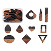Resin & Walnut Wood Pendants RESI-TA0001-12-23