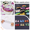 Olycraft 1 Strand Electroplated Natural Quartz Crystal Beads Strands G-OC0002-48-6