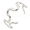 Non-Tarnish 304 Stainless Steel Open Cuff Bangles BJEW-Z065-04P-1