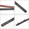 SUPERFINDINGS 4Sets 2 Colors PU Leather Bag Handles FIND-FH0004-14B-5