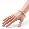Mother's Day Jewellery Brass Cuff Bangles BJEW-JB06615-3