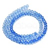 Transparent Painted Glass Beads Strands X1-DGLA-A034-T3mm-A01-5