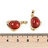 Natural Carnelian(Dyed & Heated) Pendants KK-U043-52G-02-3