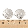 304 Stainless Steel Pendant Rhinestone Settings STAS-P356-12P-3