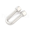 Rack Plating Brass U Shape Links Buckle for Dress Lingria Bikini Swimming Wear Accessories KK-A224-24A-P-2