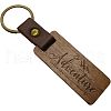 Walnut Wood Keychain KEYC-WH0044-001-1