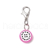 Mixed Fruit Theme Handmade Polymer Clay Pendants Decorations HJEW-JM03225-4