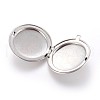 Tarnish Resistant 316 Stainless Steel Locket Pendants STAS-P237-06P-2