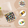  24Pcs 12 Styles Translucent Resin & Walnut Wood Big Pendants RESI-TA0002-05-5