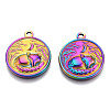 201 Stainless Steel Pendants STAS-N098-142M-3