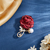 Cloth Flower Brooches JEWB-WH20001-03B-3