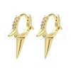Rack Plating Brass Micro Pave Clear Cubic Zirconia Huggie Hoop Earrings for Women EJEW-C097-13G-05-1