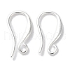 Brass Earring Hooks KK-F880-19S-1