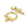 Brass Toggle Clasps KK-M314-03G-2