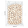 Natural Unfinished Wood Round Beads WOOD-PH0008-91-30mm-2