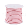 3x1.5mm Hot Pink Flat Faux Suede Cord X-LW-R003-28-2