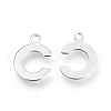 201 Stainless Steel Charms STAS-C021-06P-C-2
