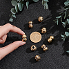  8Pcs 4 Styles Outdoor EDC Tool Brass Parachute Rope European Beads KK-NB0003-64-3