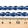 Transparent Glass Beads Strands EGLA-N013-T6mm-D28-4