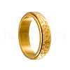 Stainless Steel Rotating Spinner Fidget Band Rings for Anxiety Stress Relief PW-WG7734C-10-1