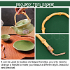   3Pcs 3 Style U-shape Bamboo Teapot Handle FIND-PH0005-87-4