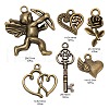 60Pcs 6 Style Tibetan Style Alloy Pendants FIND-LS0001-32AB-3