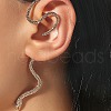 Alloy Snake Cuff Earrings for Girl Women Gift PW-WG3494F-01-2