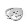 Mother's Day Theme 304 Stainless Steel Pendants STAS-E171-03P-08-2