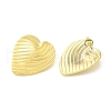 Ion Plating(IP) 304 Stainless Steel Stud Earrings EJEW-K268-09G-2