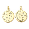 Brass Micro Pave Cubic Zirconia Pendants KK-Q809-06G-1